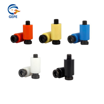 Chiusura a scartamento in nylon resistente alle alte temperature, gancio di gomma, tappo a vite, chiusura in resina PL121620