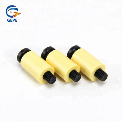 Chiusura a scartamento in nylon resistente alle alte temperature, gancio di gomma, tappo a vite, chiusura in resina PL121620