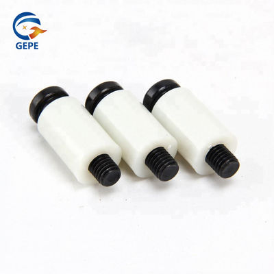 Chiusura a scartamento in nylon resistente alle alte temperature, gancio di gomma, tappo a vite, chiusura in resina PL121620