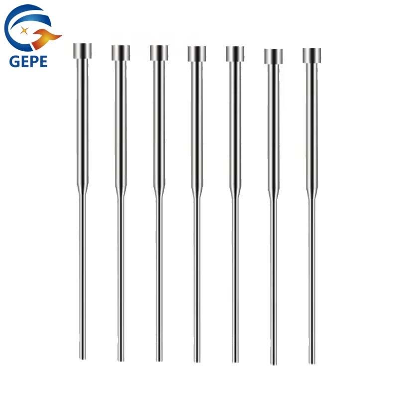 Pini di espulsione di muffa di precisione a doppia sezione / pin di espulsione dritto resistente alle alte temperature